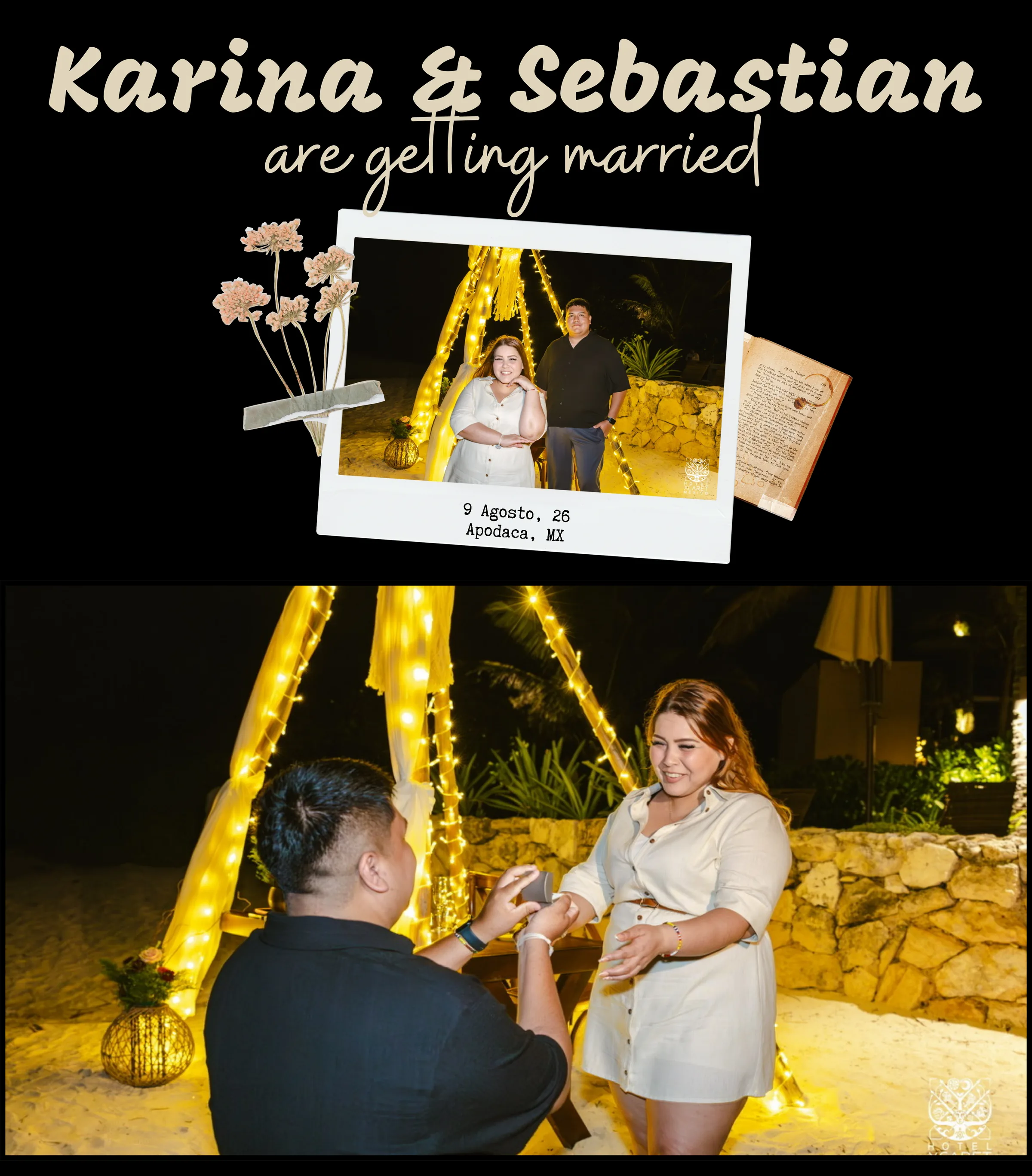 Karina y Sebastián se casan — 9 de agosto de 2026, Apodaca